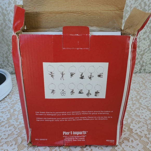 12 Days of XMAS drink charm set. Identify your glass. NWOT - Picture 4 of 10